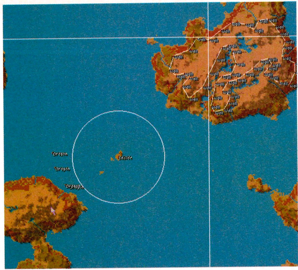 The map editor The map editor