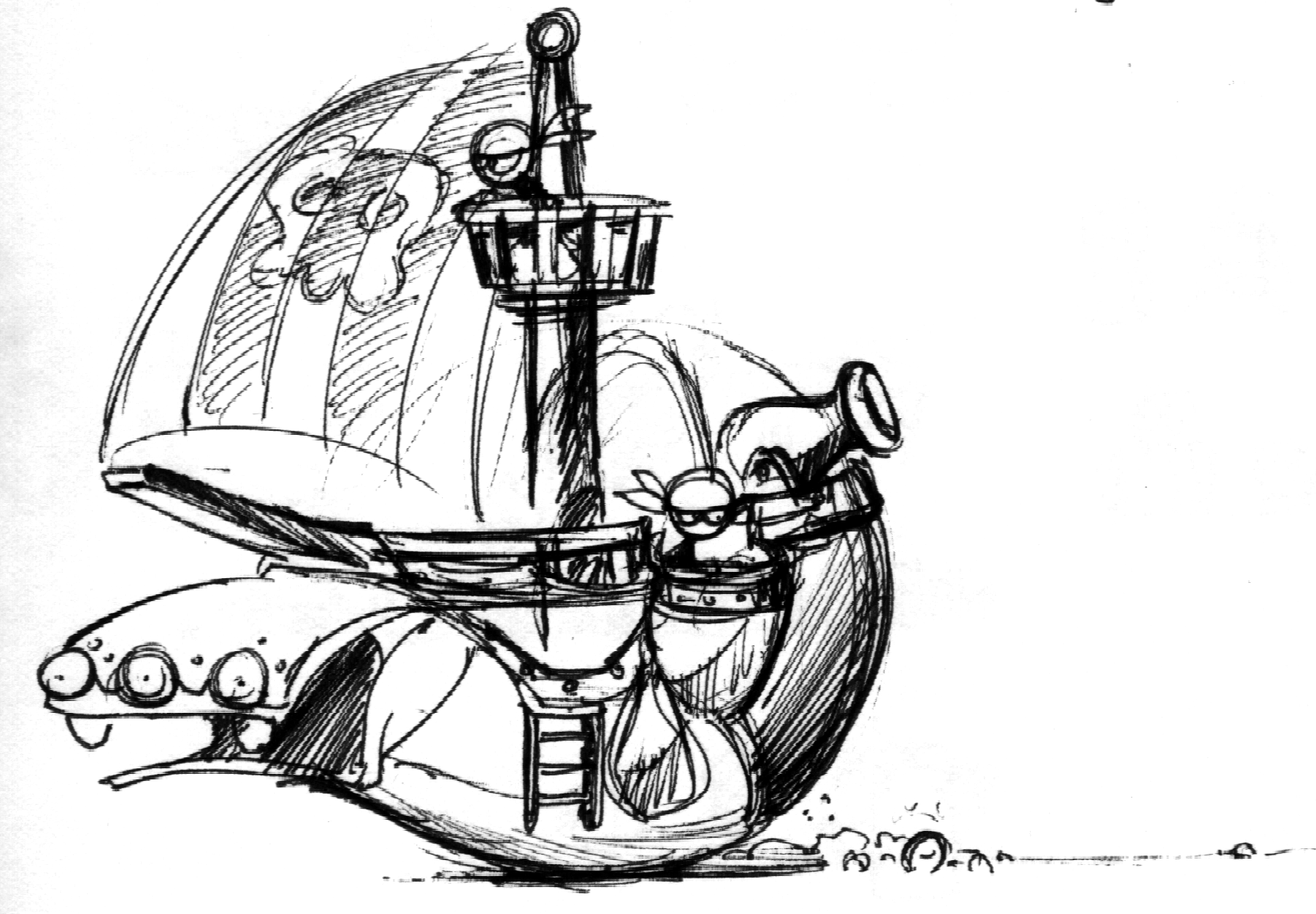 Sketch of the TinkerSlug Sketch of the TinkerSlug