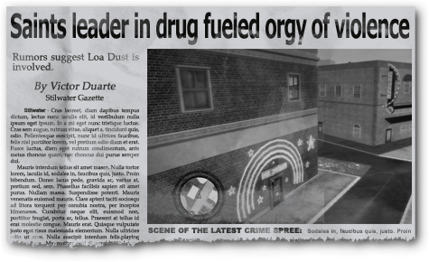SR2_BadTripNewspaperClippingOddity.png