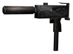 9mm Machine Pistol with both mods. 9mm Machine Pistol with both mods.