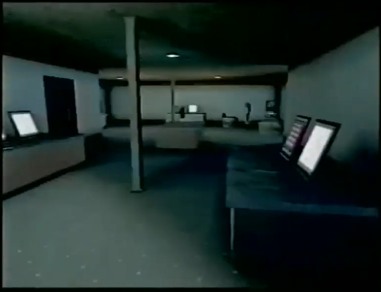09:03 Alex Jacobson's room, with pillars.