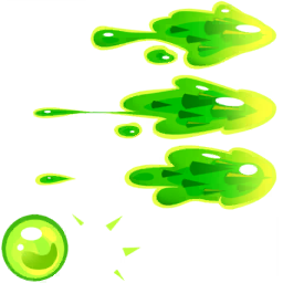 Quiller Queen's projectile effects Quiller Queen's projectile effects