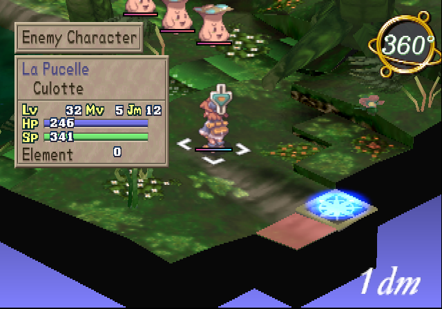 Culotte is now an enemy after selecting the blank option.