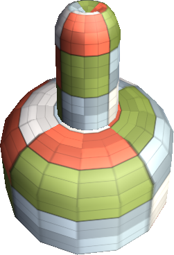 An untextured foundtain. An untextured foundtain.