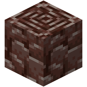 An isometric render of ancient debris in 20w06a.