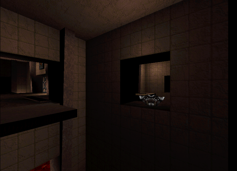 The cubby hole with an armor vest in it. The cubby hole with an armor vest in it.