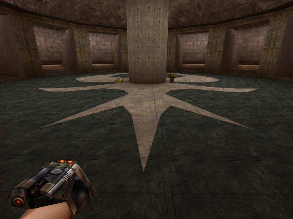 Ground floor view of the logo’s bottom. Ground floor view of the logo’s bottom.