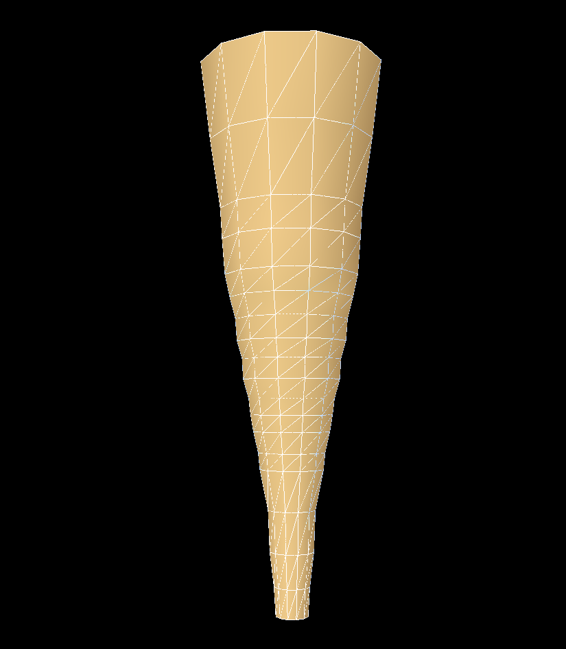 The tornado model used when destroying the bridge. There are three versions of it that are used for a layering effect.