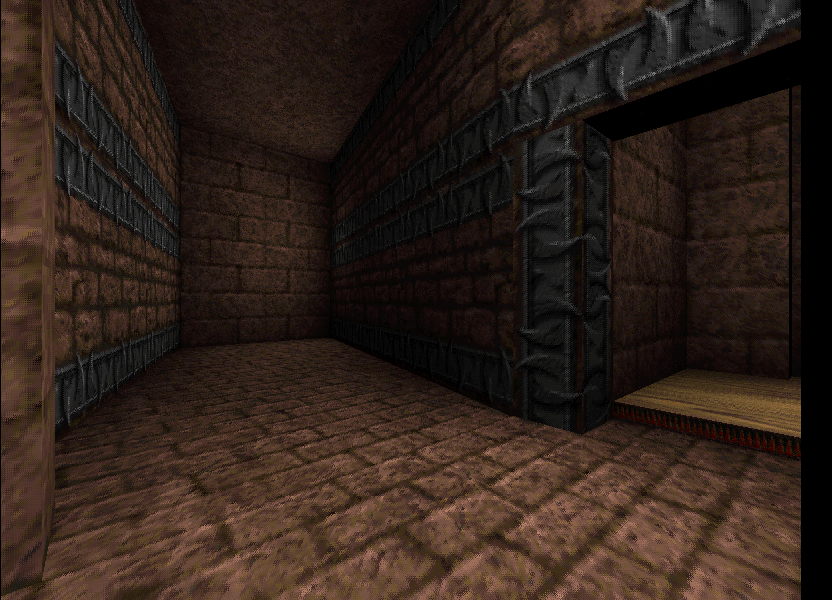 Left side of the elevator room. Left side of the elevator room.