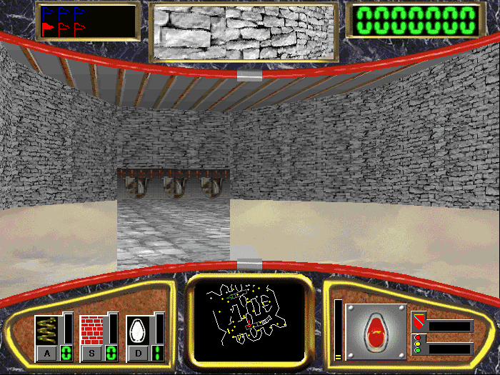 Level 1: Normally unreachable pit with improperly drawn floor Level 1: Normally unreachable pit with improperly drawn floor