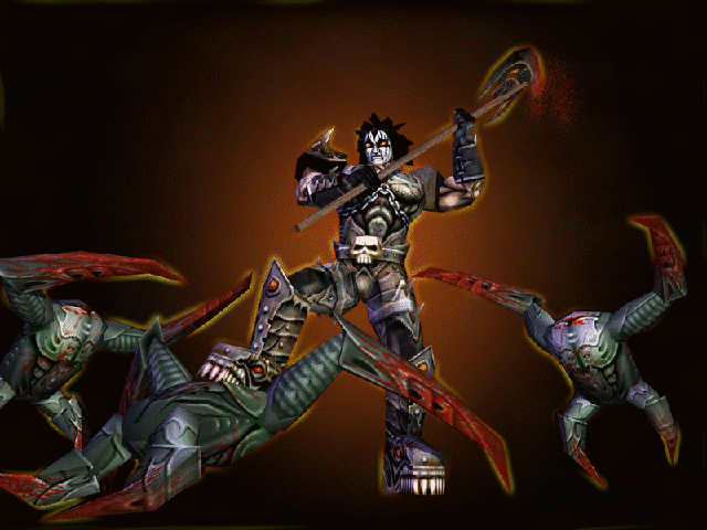 An "old" title screen, depicting an early version of Gene/The Demon fighting Headless. An "old" title screen, depicting an early version of Gene/The Demon fighting Headless.