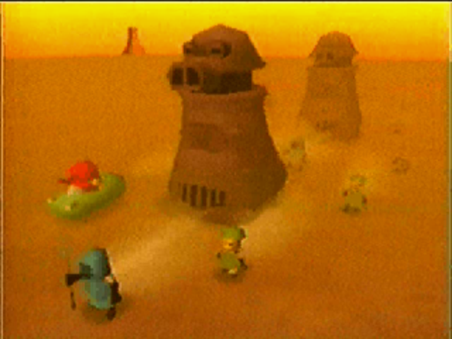 Pig Warriors marching through the desert. Pig Warriors marching through the desert.