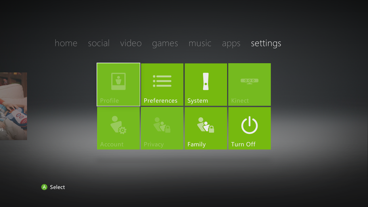 Dashboard (Settings Tab) Dashboard (Settings Tab)