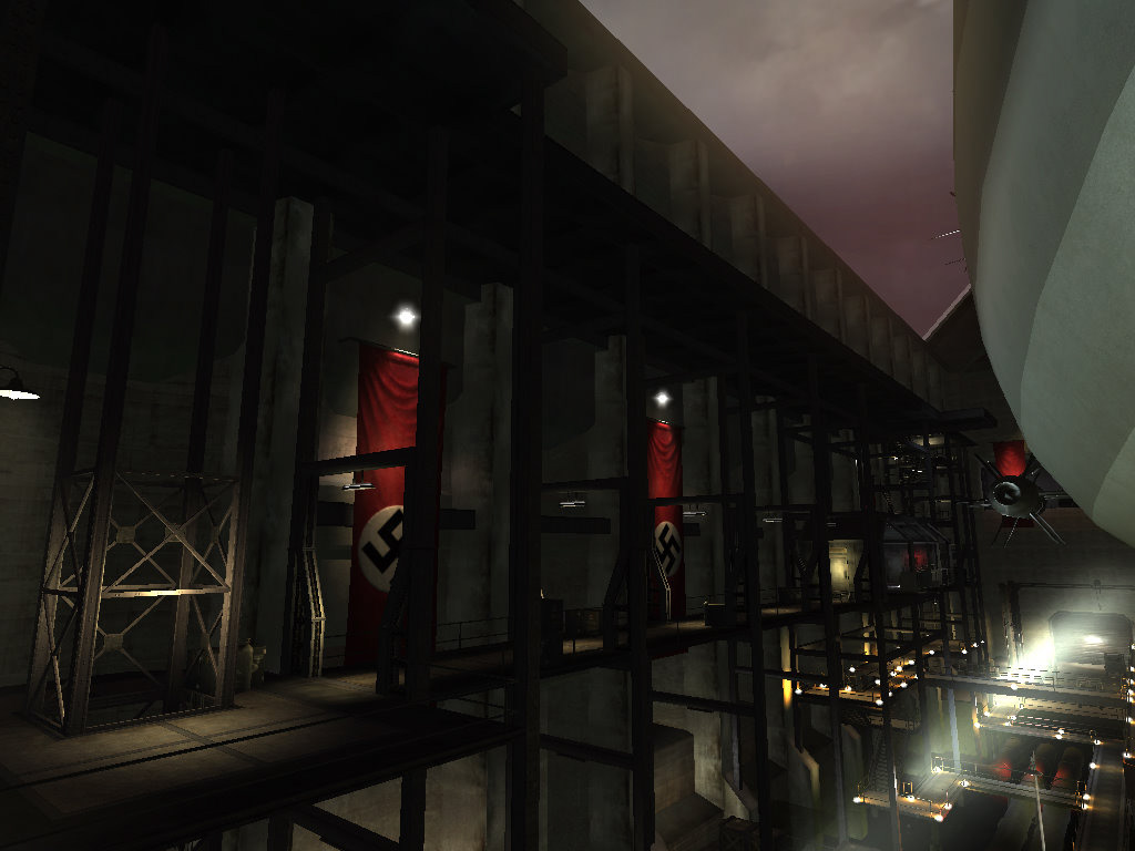 Supply zeppelin catwalk.