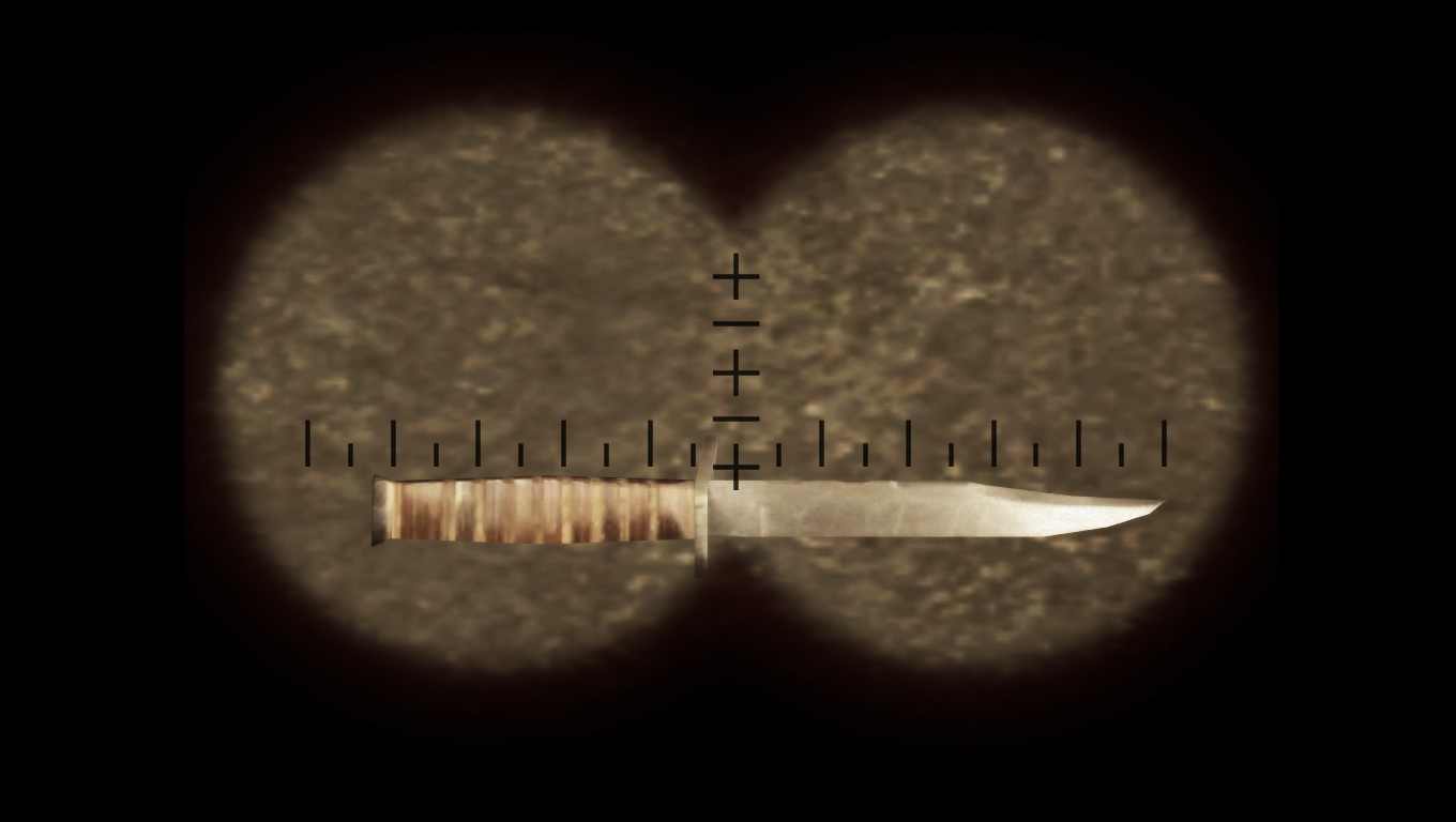 The old Knife on the ground. The old Knife on the ground.