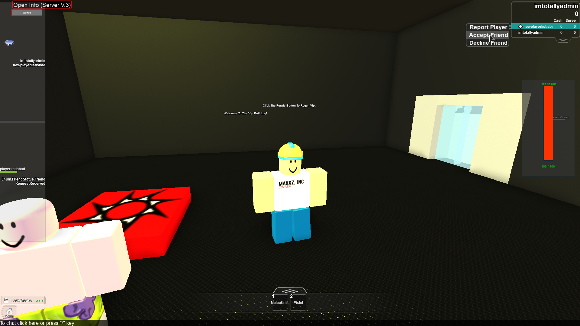 Image of some of the debug code in action. (The code for this is located at the bottom of the script.) Image of some of the debug code in action. (The code for this is located at the bottom of the script.)