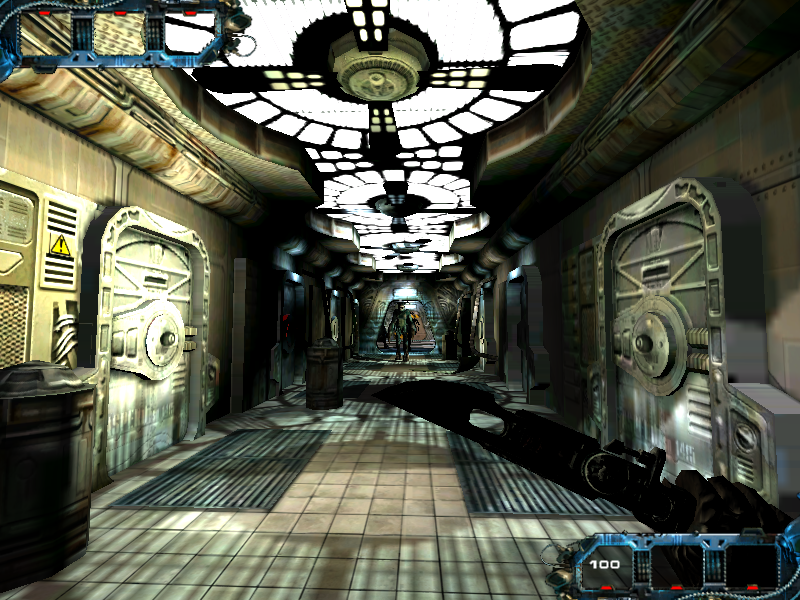 The hallway, with a Jikreed at the end. The hallway, with a Jikreed at the end.