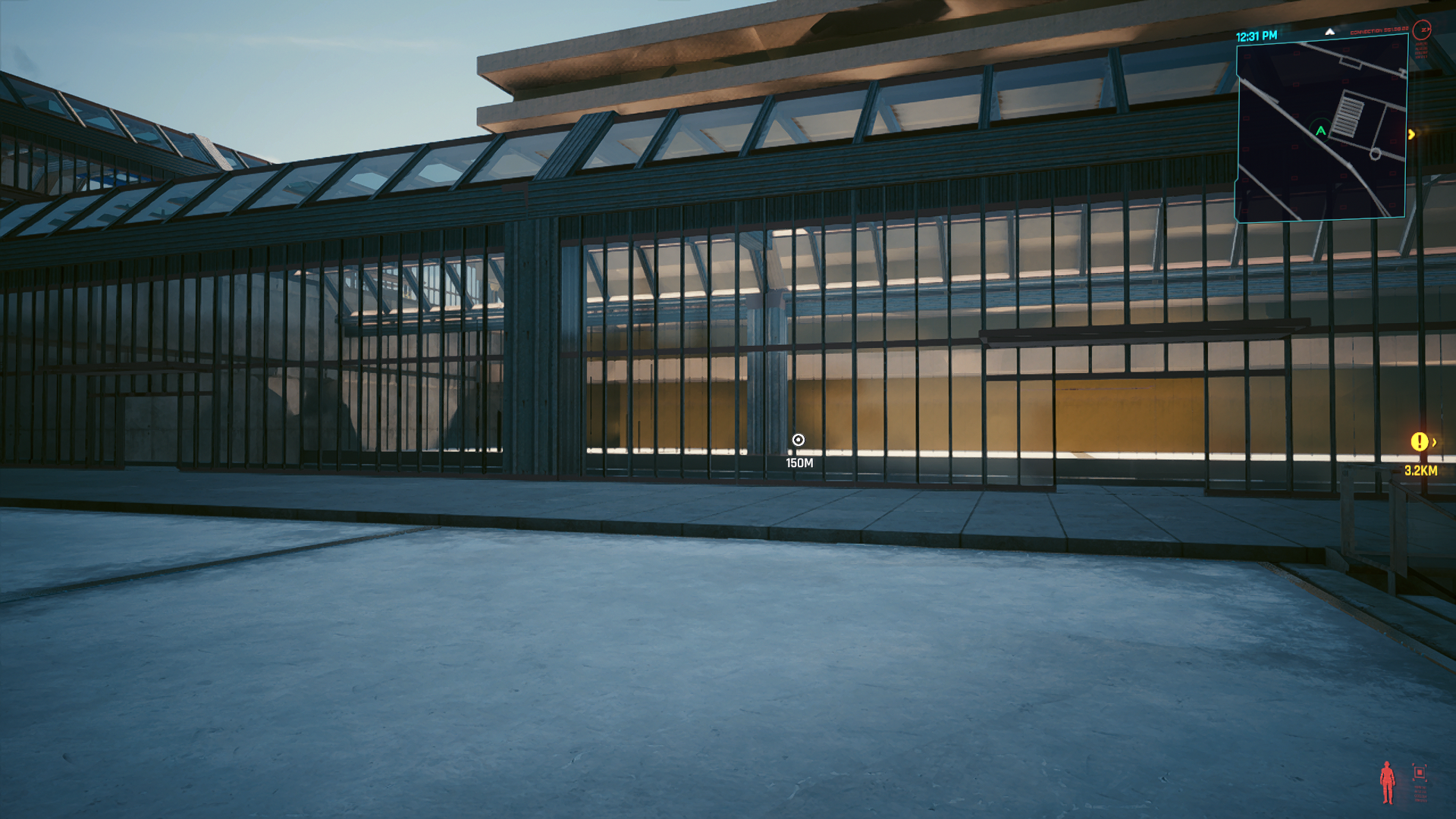 Unlike the main platform, the canopy here is missing its doors. Unlike the main platform, the canopy here is missing its doors.