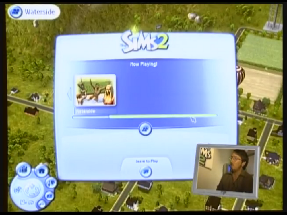 Waterside on the Neighborhood selection screen Waterside on the Neighborhood selection screen