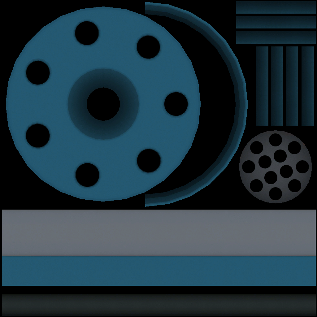 Concussion Grenade texture - BLU. Concussion Grenade texture - BLU.