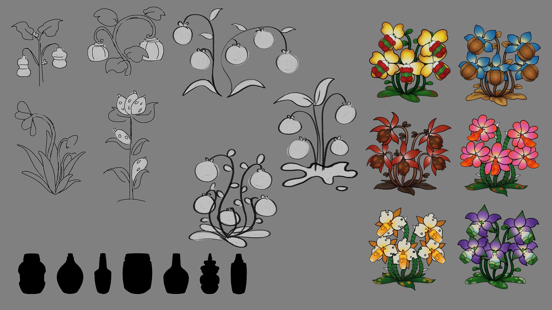 Plant sketches Plant sketches
