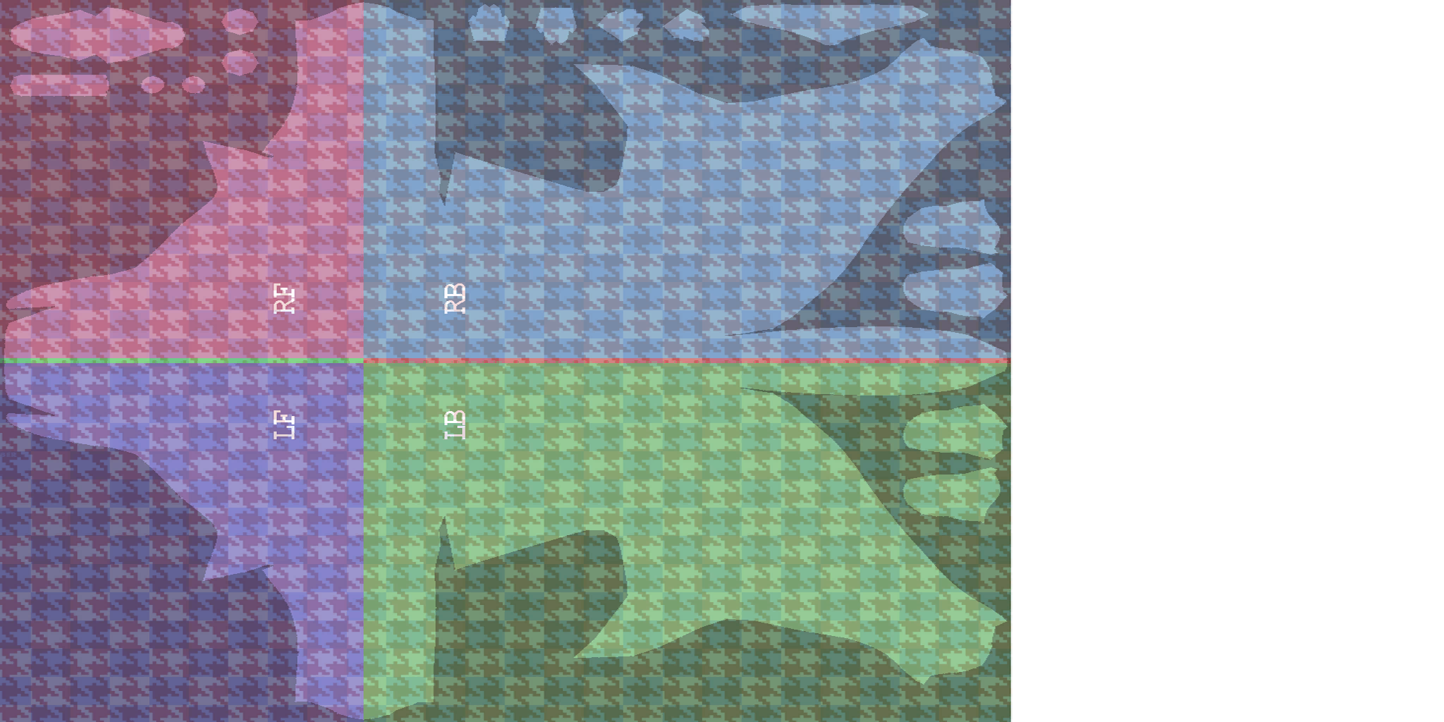 reference image for creating UVs for pets reference image for creating UVs for pets