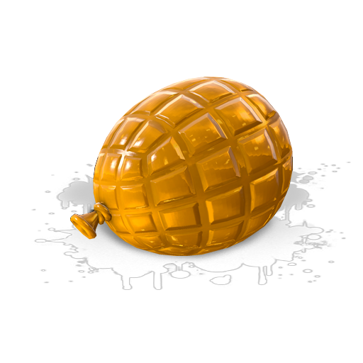Australium grenade paint bomb.