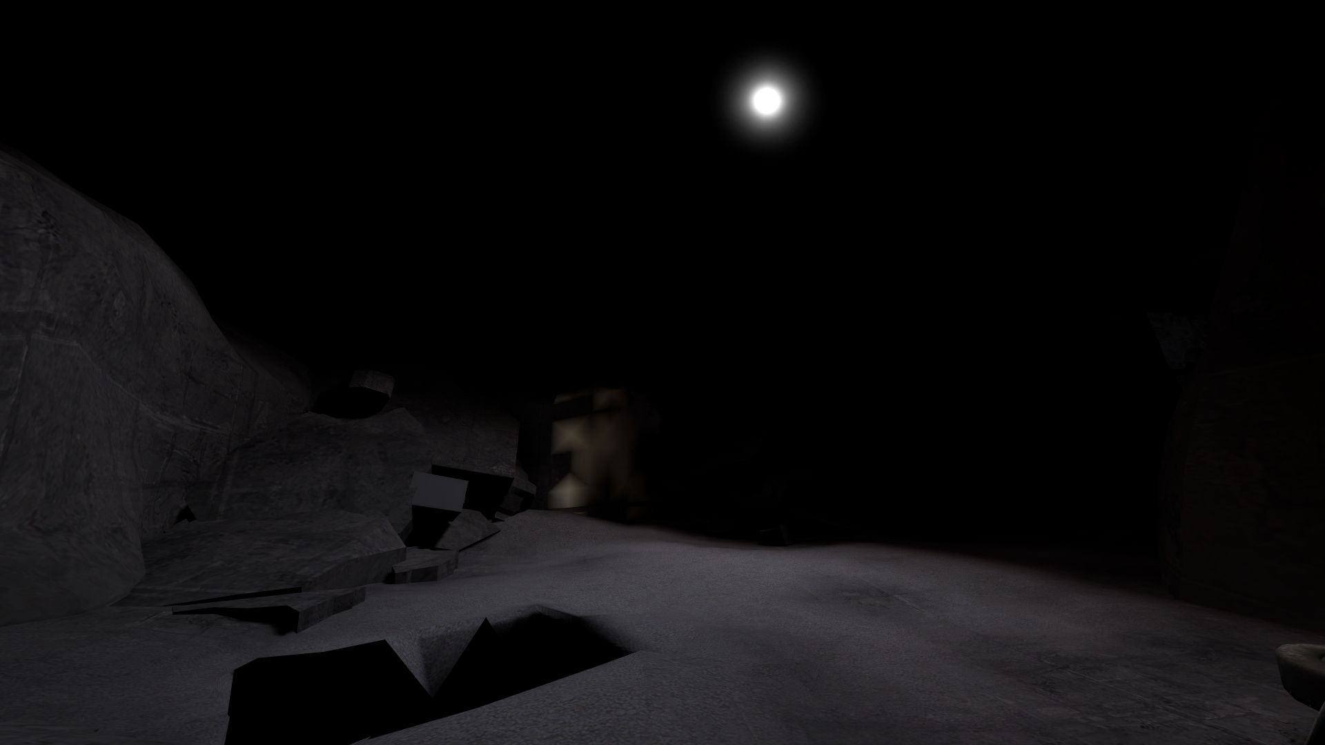 The warehouse with env_projectedtexture. Unnoticeable.