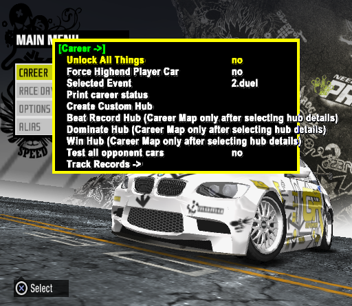 NFSPS-PS2-DebugMenuCareer.png