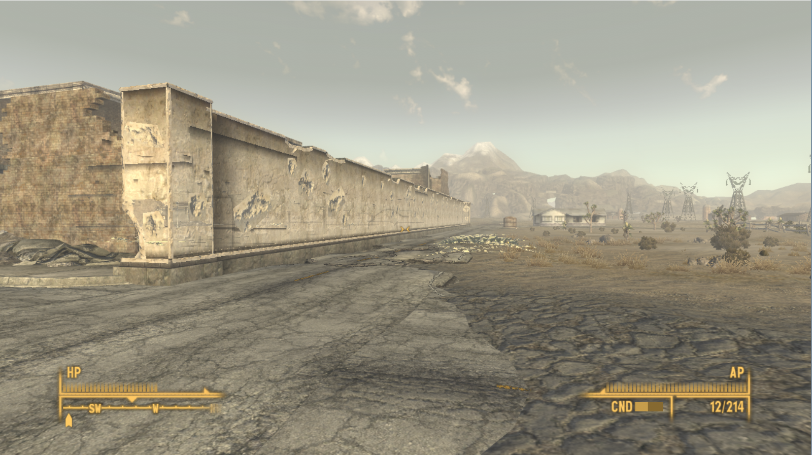 The wall.