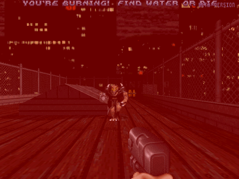An Enforcer with the final's art loaded. An Enforcer with the final's art loaded.