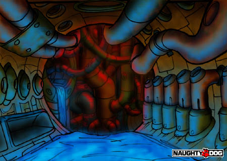 Concept art of the Sewer levels (opening) Concept art of the Sewer levels (opening)