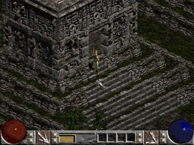 Old interface. Notable because there aren't many alpha screenshots of Act 3.