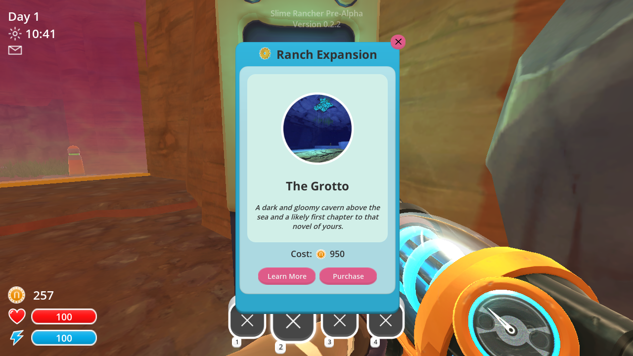 Grotto information before v0.3.0.