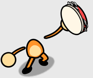 RhythmHeavenFever-Tambourine-MonkeySwing02.gif