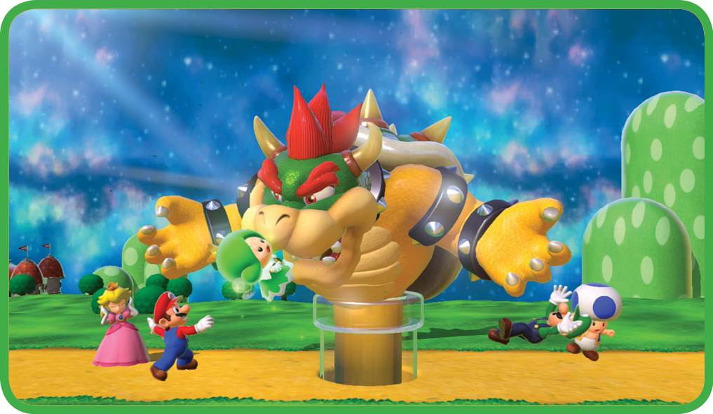 Bowser interrupting the situation. Bowser interrupting the situation.