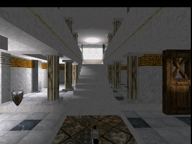 The stairs.