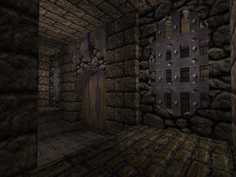 The elaborate door. The elaborate door.
