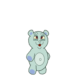 Squidward's grabbed animation