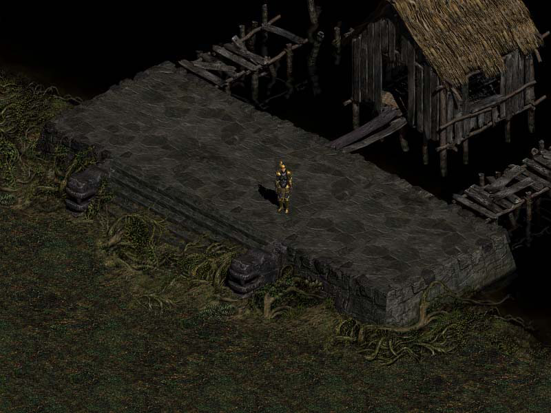 An 800x600 (not gameplay) screenshot showing an unused building.