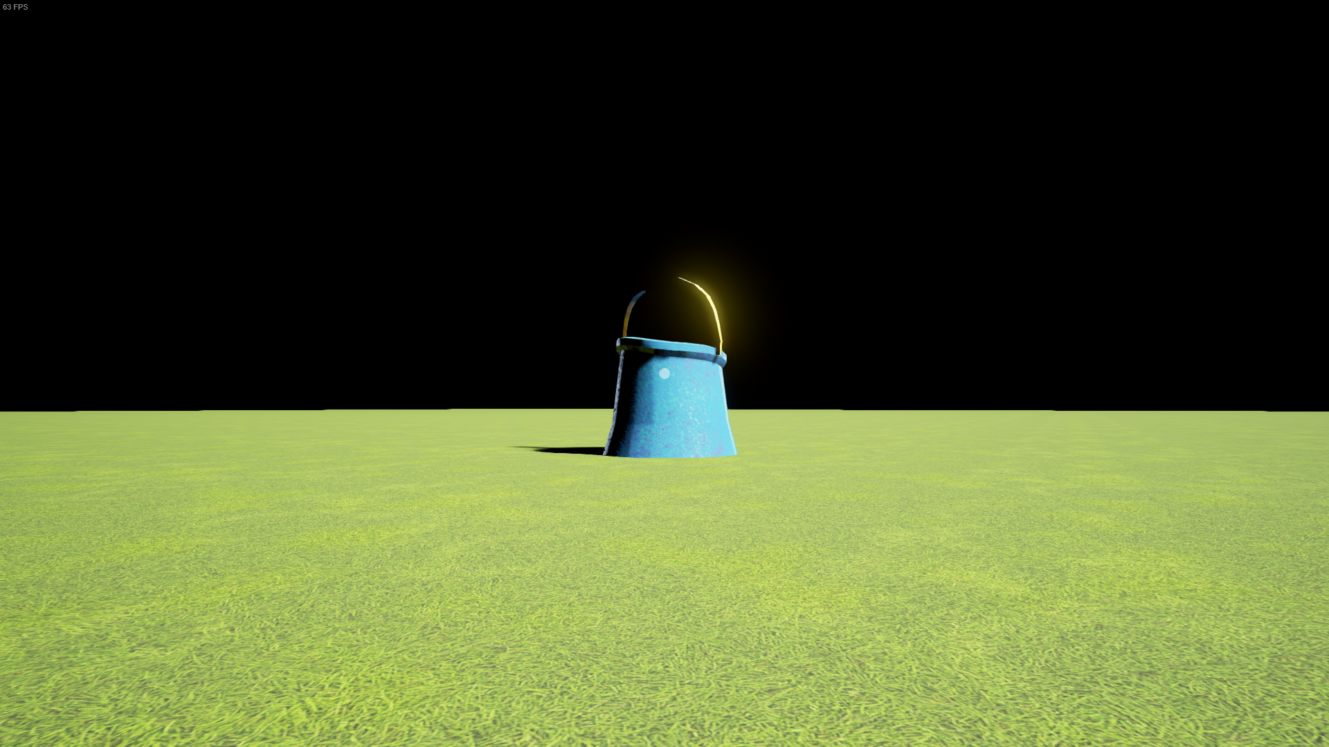 Alpha 3's "basement", consists of a singular Bucket on a Grass Plane, standing still causes you to "die" and the level to restart Alpha 3's "basement", consists of a singular Bucket on a Grass Plane, standing still causes you to "die" and the level to restart