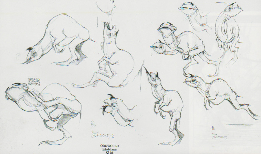 Movement studies for Elum.