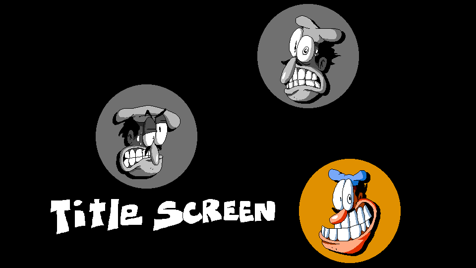 Exiting a level or returning to the title screen.