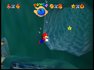 Star 1. Placed in the tunnel leading to the cave. Star 1. Placed in the tunnel leading to the cave.
