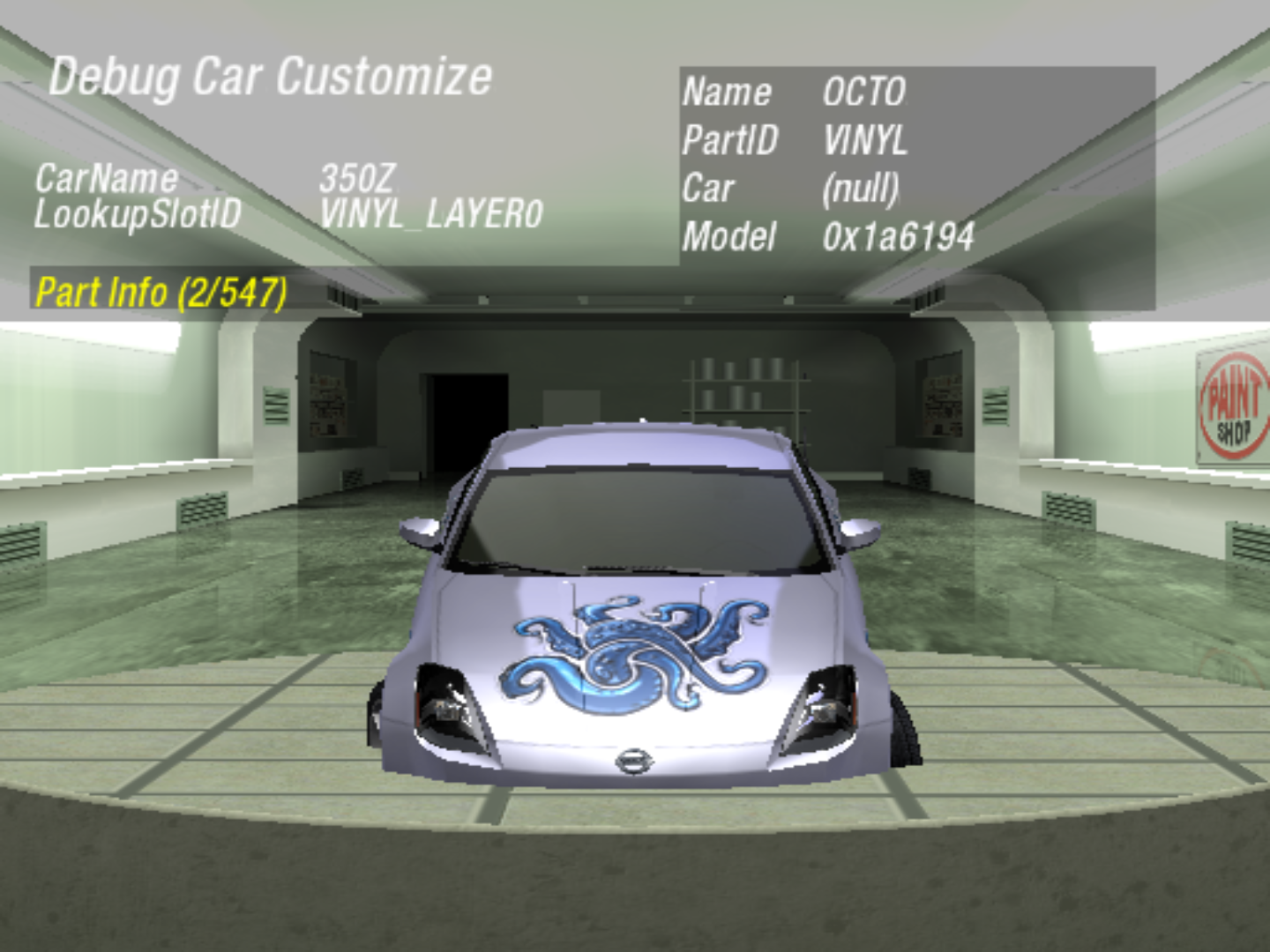 350Z Octo Vinyl (Hood) 350Z Octo Vinyl (Hood)