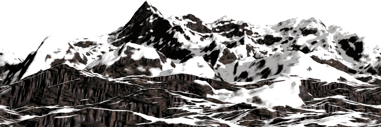 Snowy rocks. Snowy rocks.