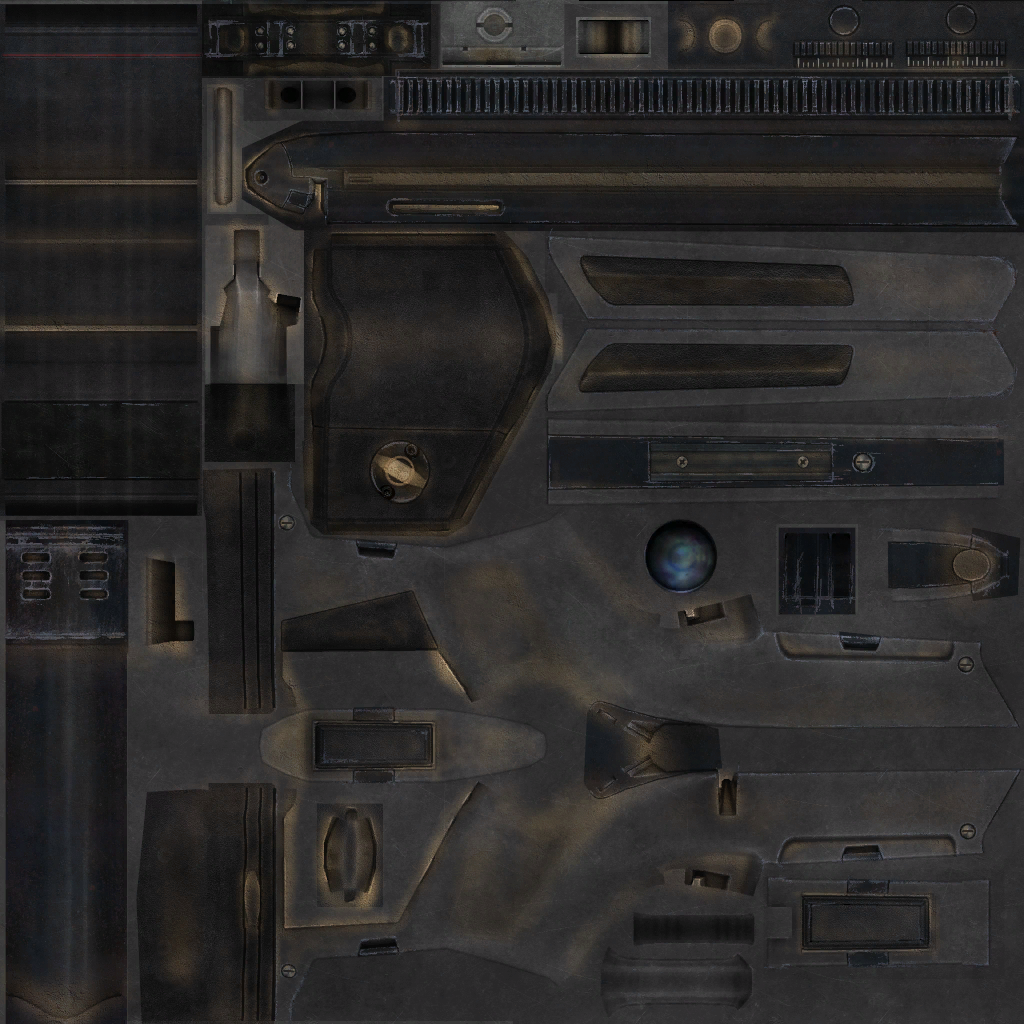 The Scout Tactical without its wraps and with less weathering. The Scout Tactical without its wraps and with less weathering.