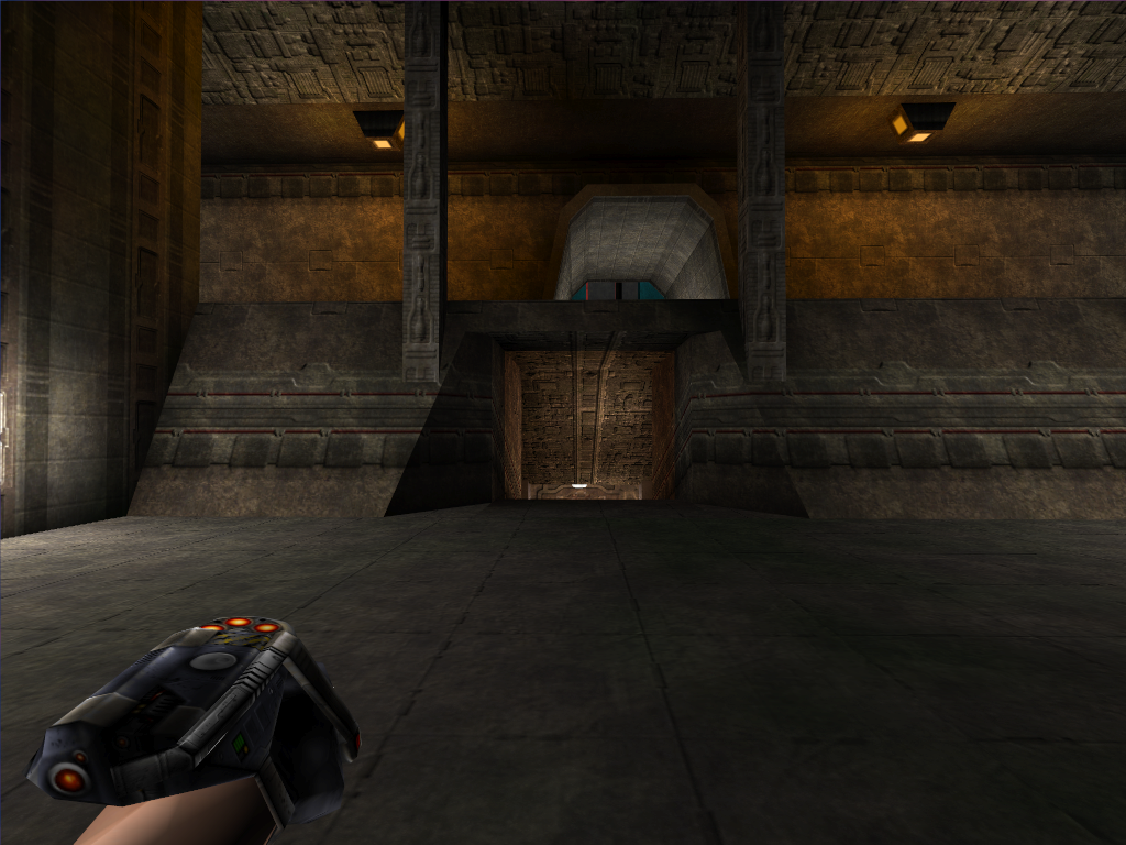 The way to the Lower Level. The way to the Lower Level.