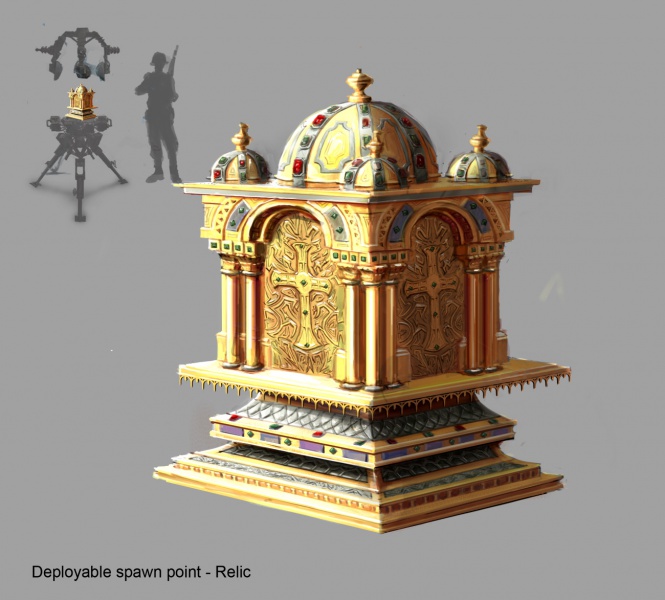 "Deployable spawn point", likely for multiplayer. "Deployable spawn point", likely for multiplayer.
