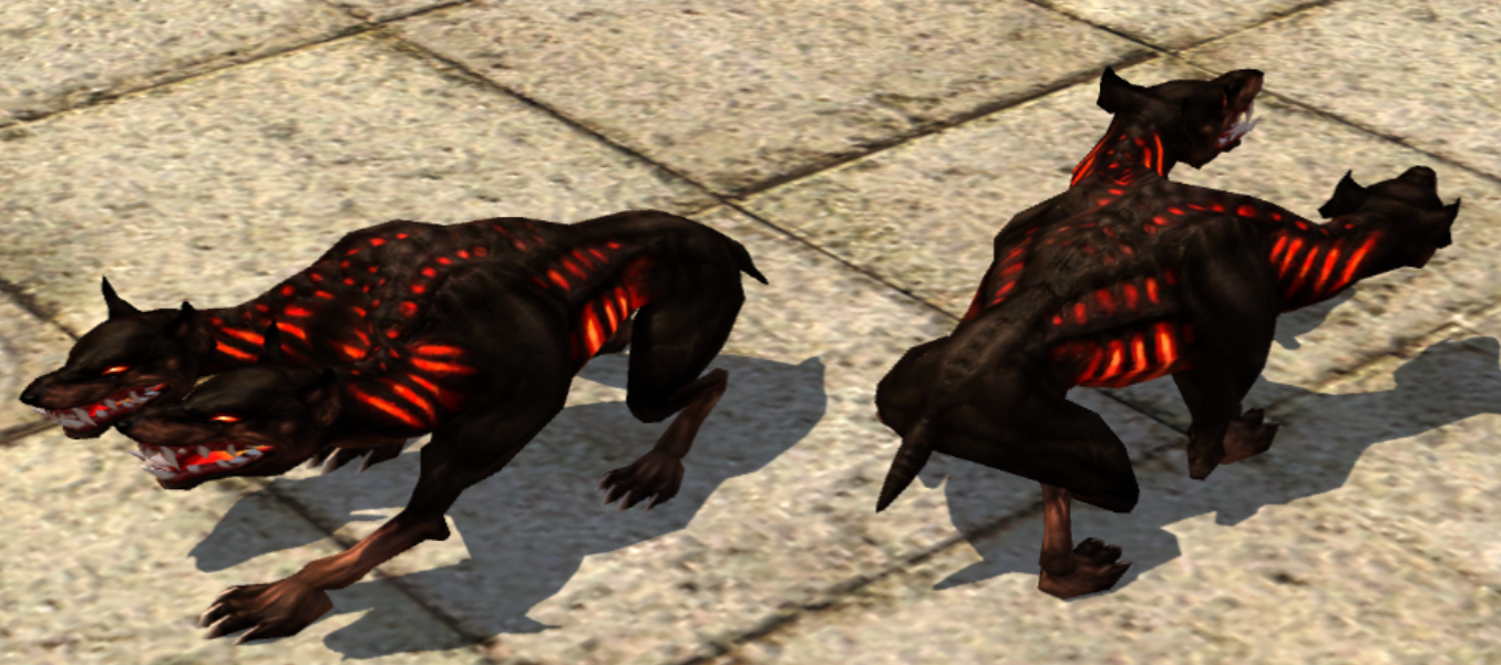 Brimstone Orthrus & its special texture in the Editor Brimstone Orthrus & its special texture in the Editor